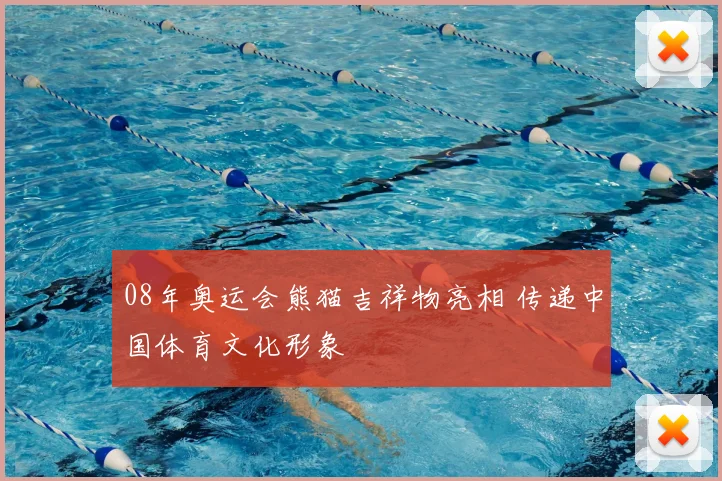 08年奥运会熊猫吉祥物亮相 传递中国体育文化形象